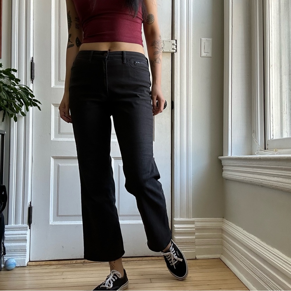 Athleta kick flare black jeans